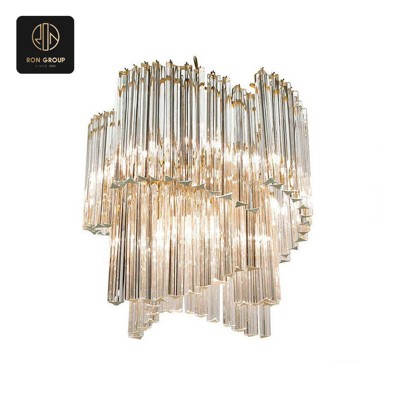 Minimalist Chandelier with Clear Glass series