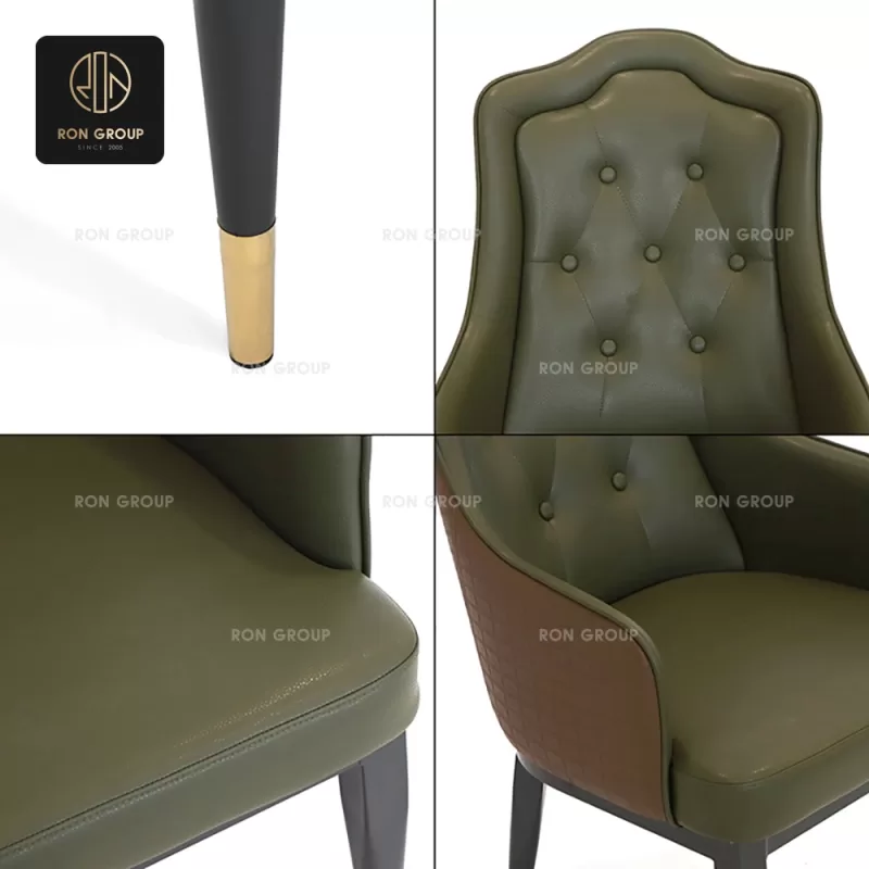 Leatherette High-Back Dining Armchair SeriesB