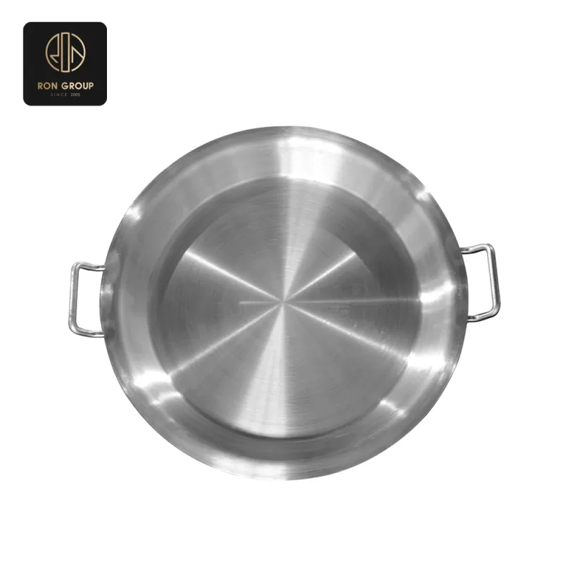 Stainless steel frying pan