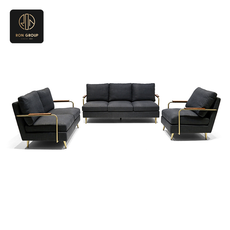Noir Finish Sofa Series