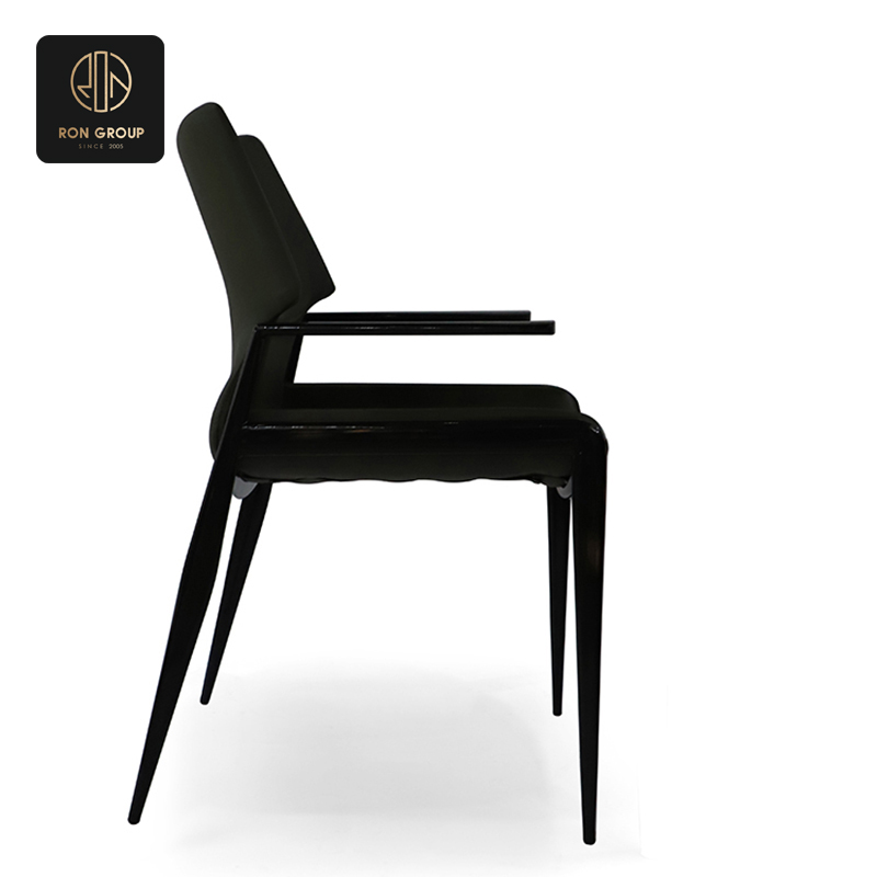 Sleek Black Armchair Series