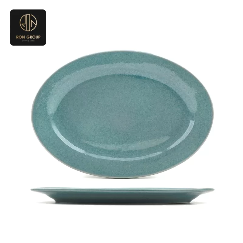 Exquisite Starlight green ceramic tableware C