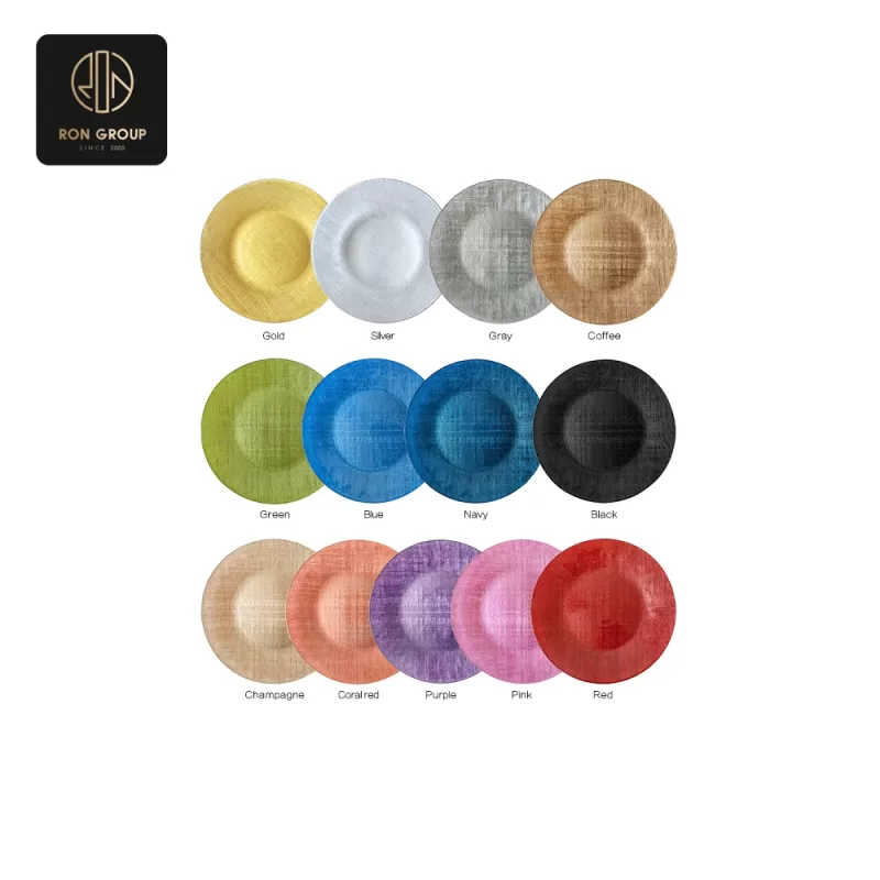 Luxury Glass Plate Series F
