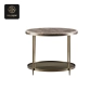 RON GROUP Villa Coffee Table - Round Marble Top