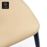 RON GROUP Series M Chair - Cream Seat and Black Leg