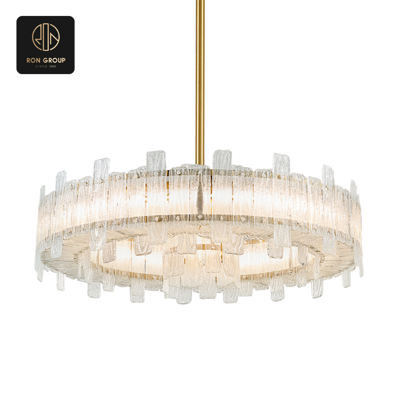 Minimalist Chandelier with Clear Glass series