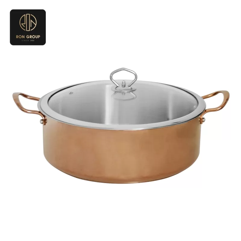 Tough stainless steel sauce pan
