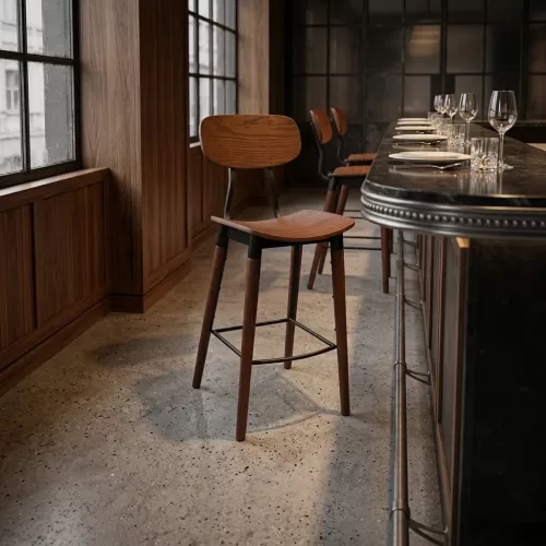 Sturdy Bar Chair Series D