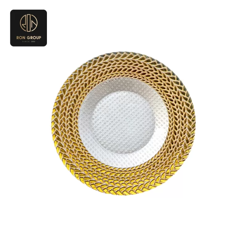 Luxury Glass Plate Series J