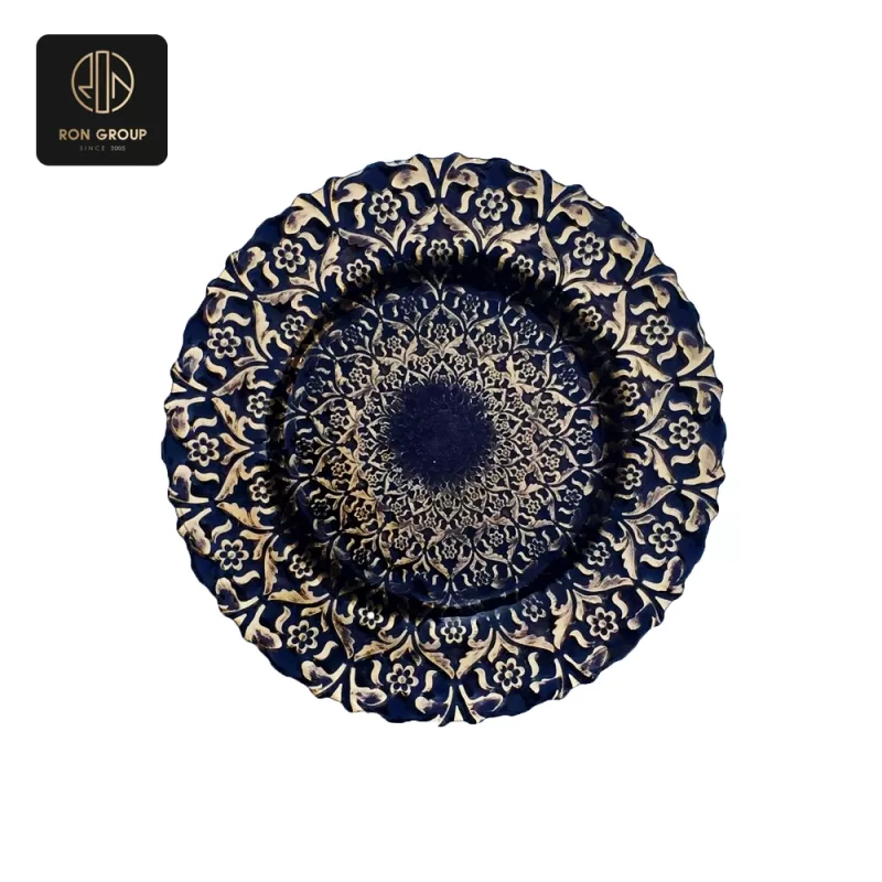 Elegant Glass Plate Series D