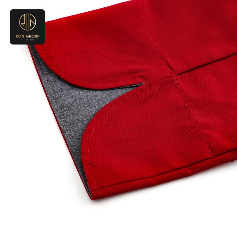 Scarlet Chef Jacket Elegance