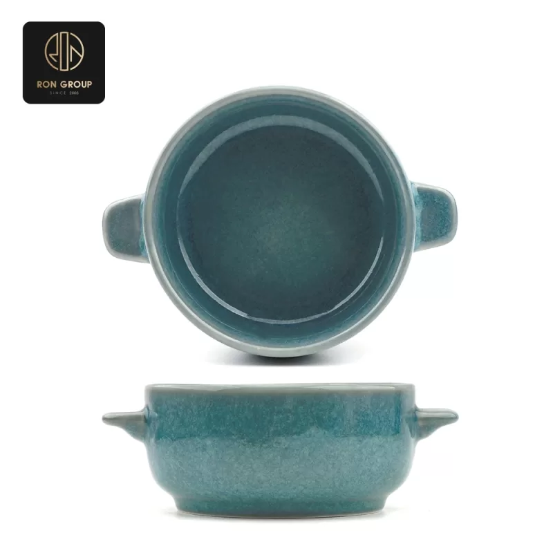 Exquisite Starlight green ceramic tableware E