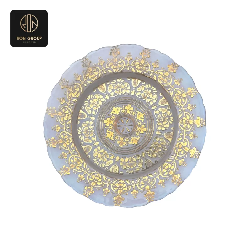 Elegant Glass Plate Series E