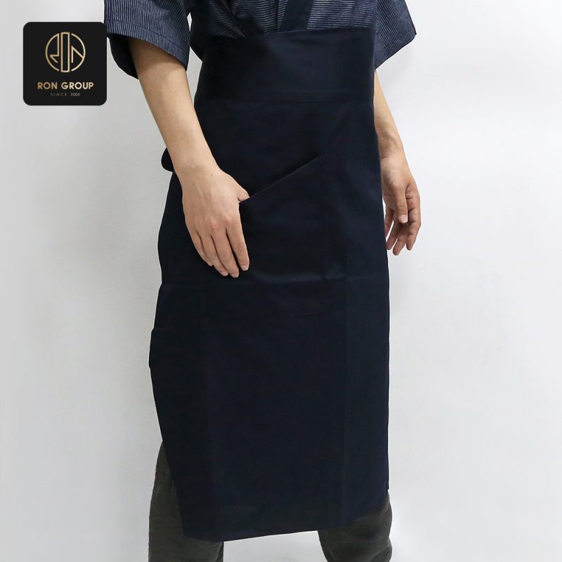 Long Stylish Black Apron