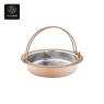 Elegant design with golden accents, perfect for enhancing food presentation at high-end buffets and catered events.