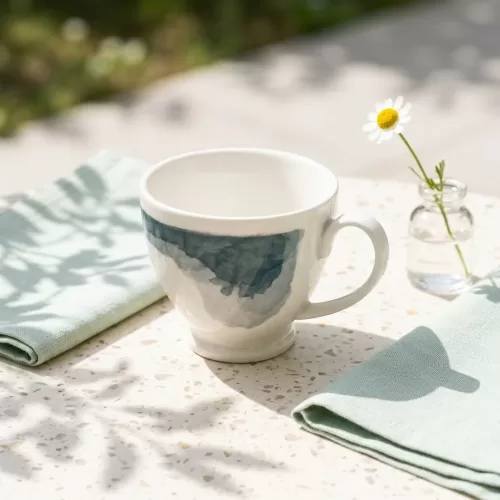 Hand-painted coffee mug series E