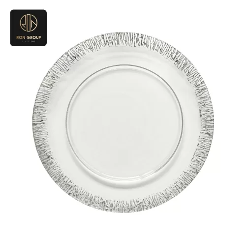 Elegant Glass Plate Series J