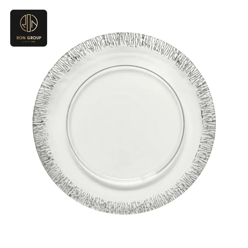 Elegant Glass Plate Series J