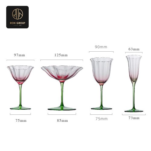 Colored Glass Cup Series N