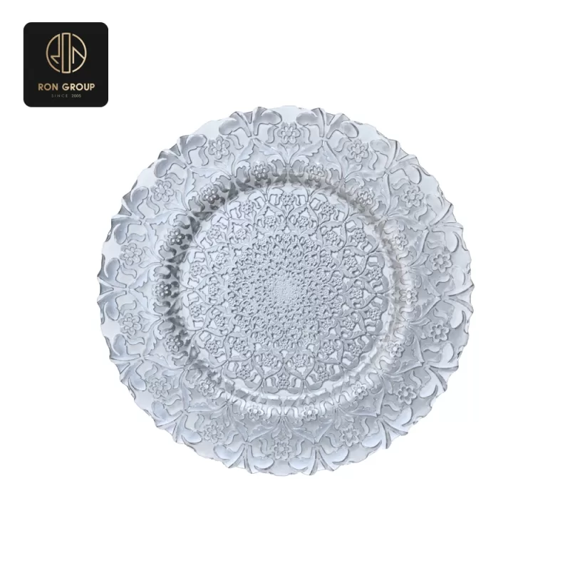 Elegant Glass Plate Series D
