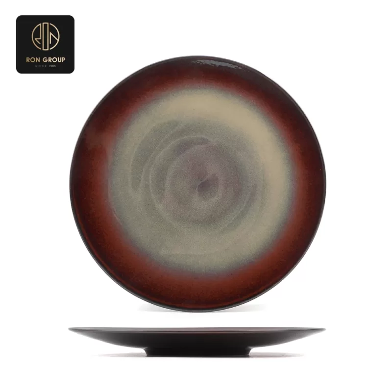 Plum Wave Kiln-Glazed Dinnerware Series