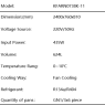 RON GROUP Glass Pizza Table Series A - Technical Specifications