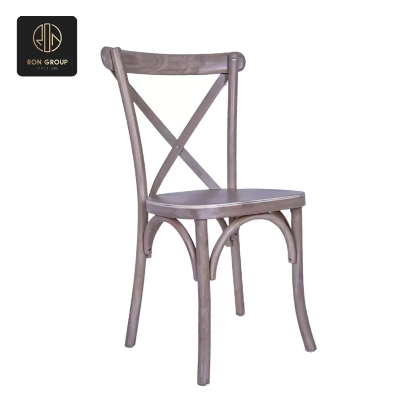Wooden fork-backed chair B