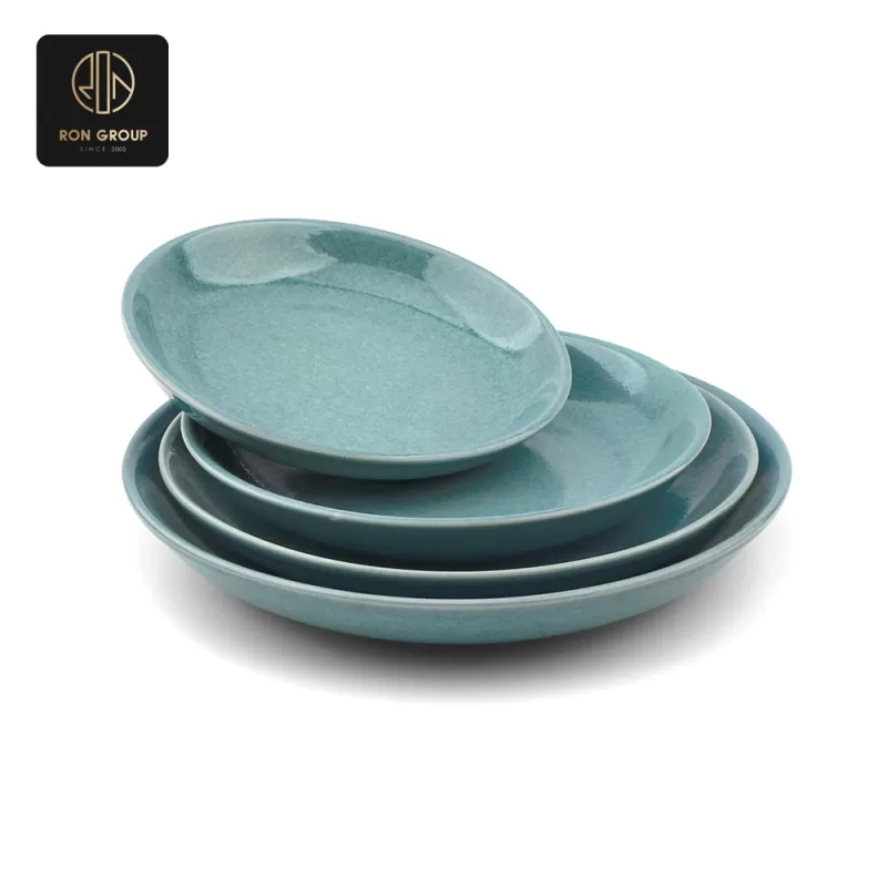Exquisite Starlight green ceramic tableware C