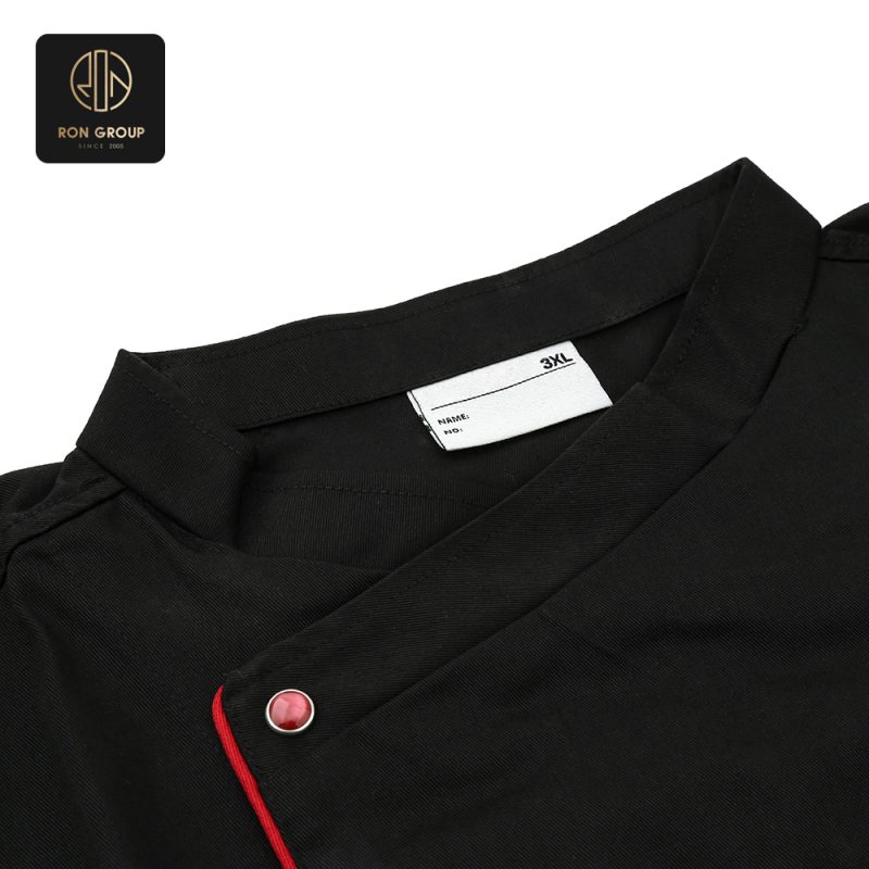 Red Accent Chef Jacket