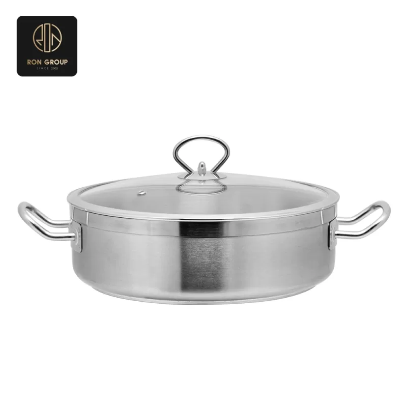 Tough stainless steel sauce pan