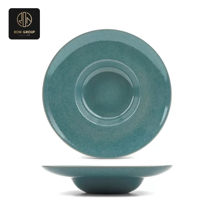 Elegant Starlight green ceramic tableware A