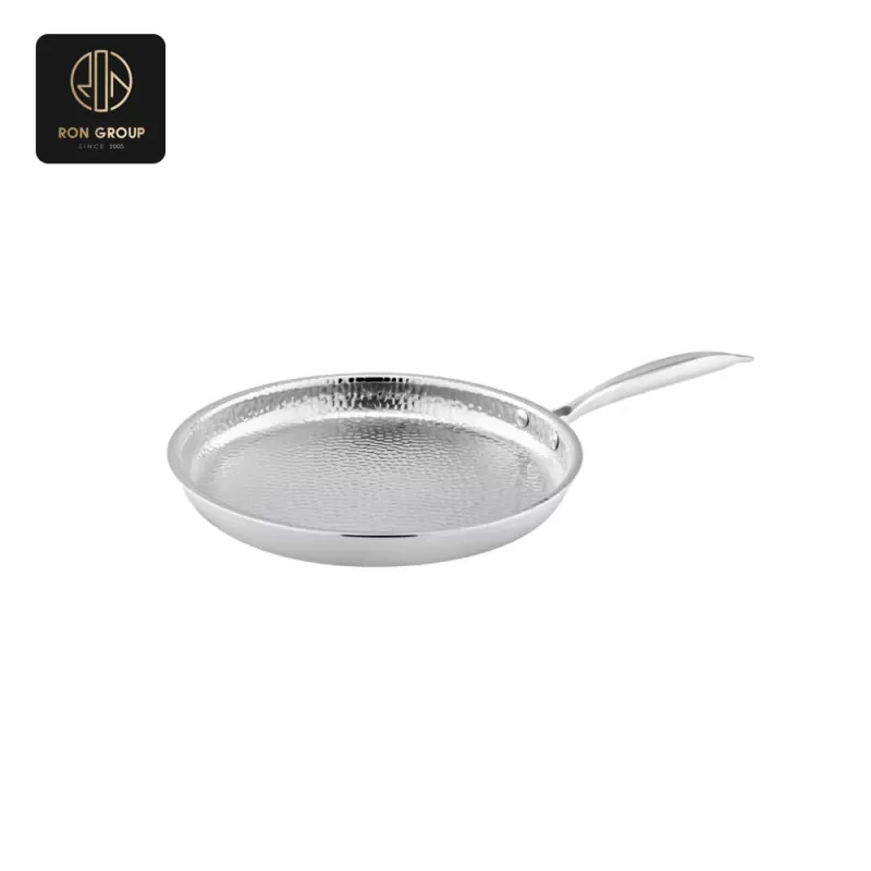 Stainless Steel Hammered Frying Pan Series
