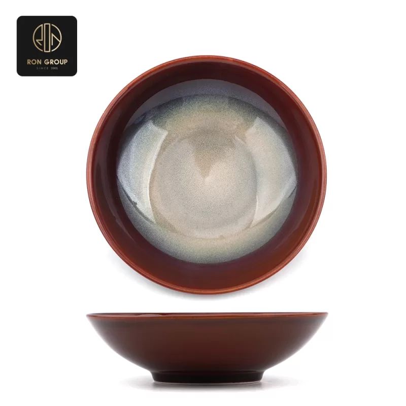 Plum Wave Kiln-Glazed Dinnerware Series