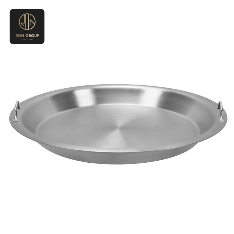 Stainless steel frying pan