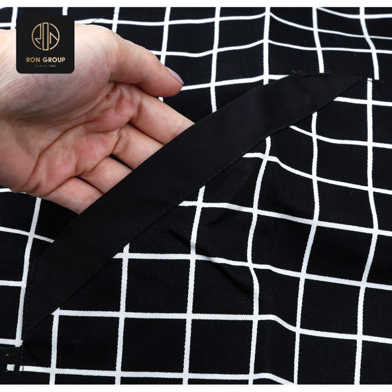 Black and White Cooking Apron