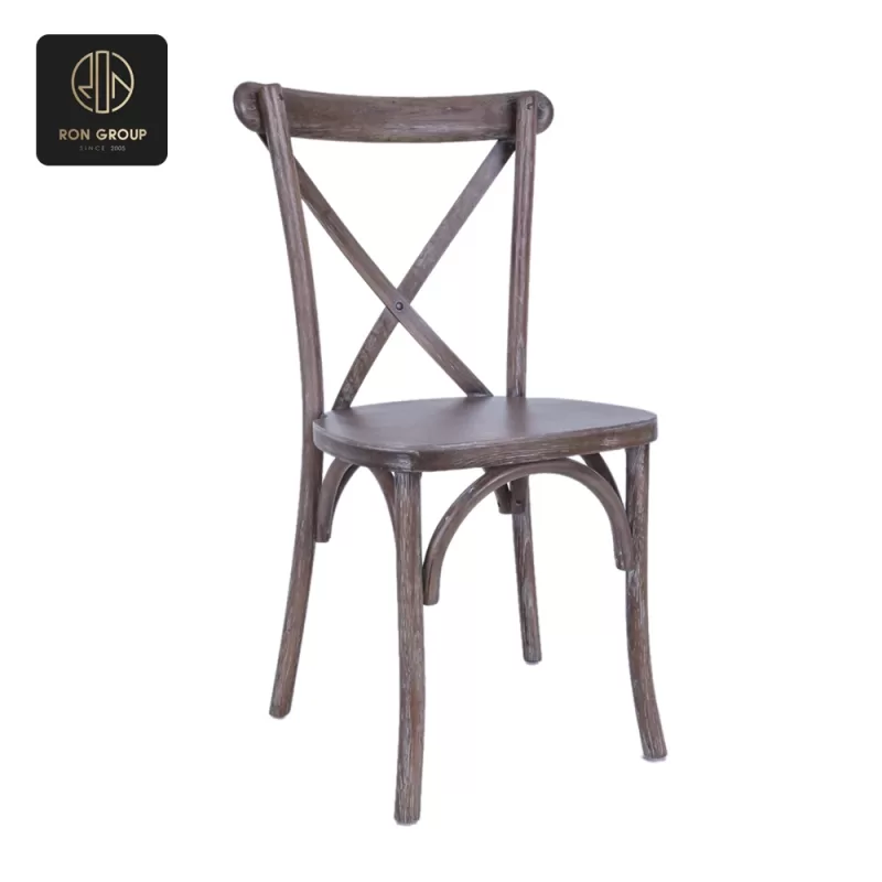 Wooden fork-backed chair B