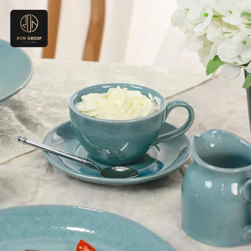 Exquisite Starlight green ceramic tableware D