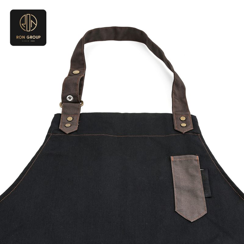 Durable Black Chef Apron 