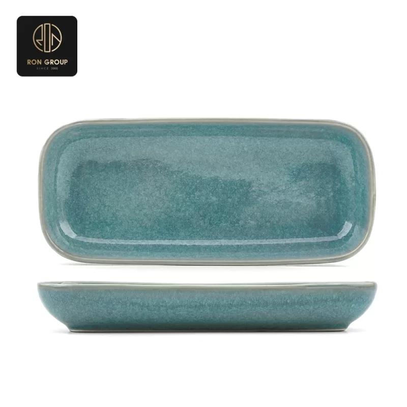 Exquisite Starlight green ceramic tableware E