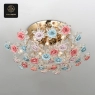 RON GROUP Series C Floral Chandelier - Pastel Rose Design