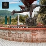 RON GROUP Restaurant Bar with Dragon Statue and Outdoor Furniture