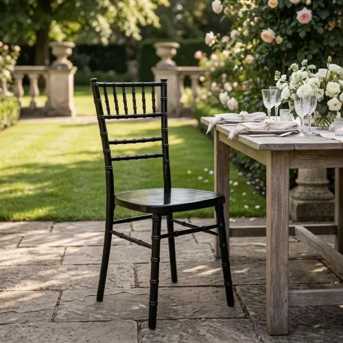 Anglicism wooden bamboo style chair
