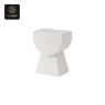 RON GROUP White Concrete Coffee Table - Modern Commercial Design