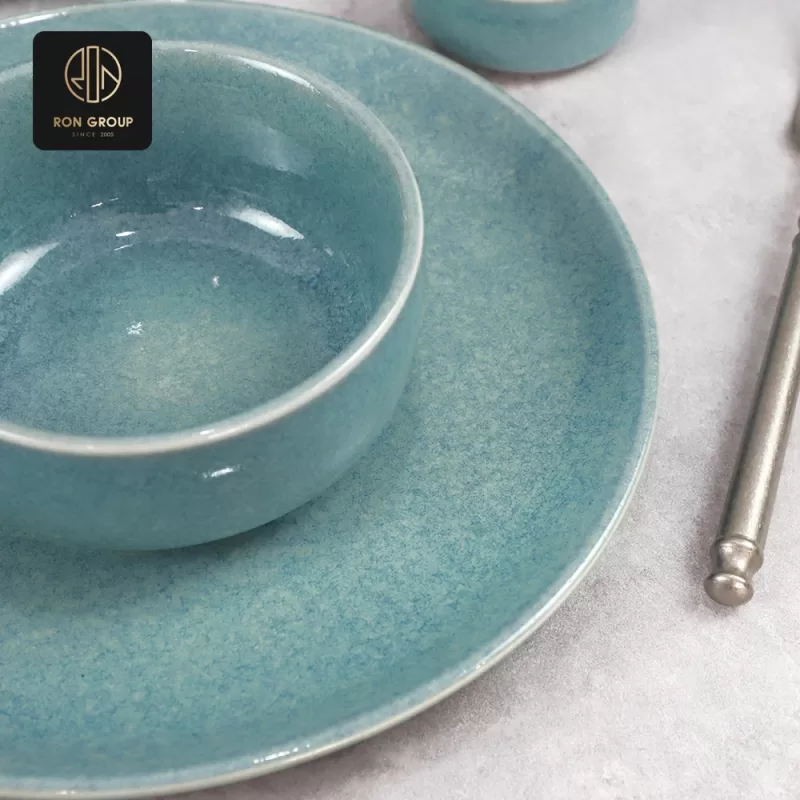 Exquisite Starlight green ceramic tableware E