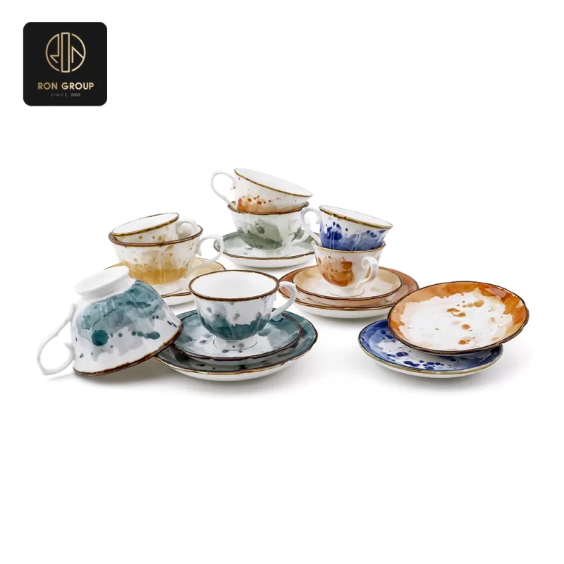 Hand-painted coffee mug series D