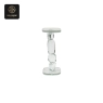 RON GROUP Clear Glass Candle Holder