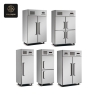 RON GROUP Commercial Kitchen Refrigerator Series - Stainless Steel
