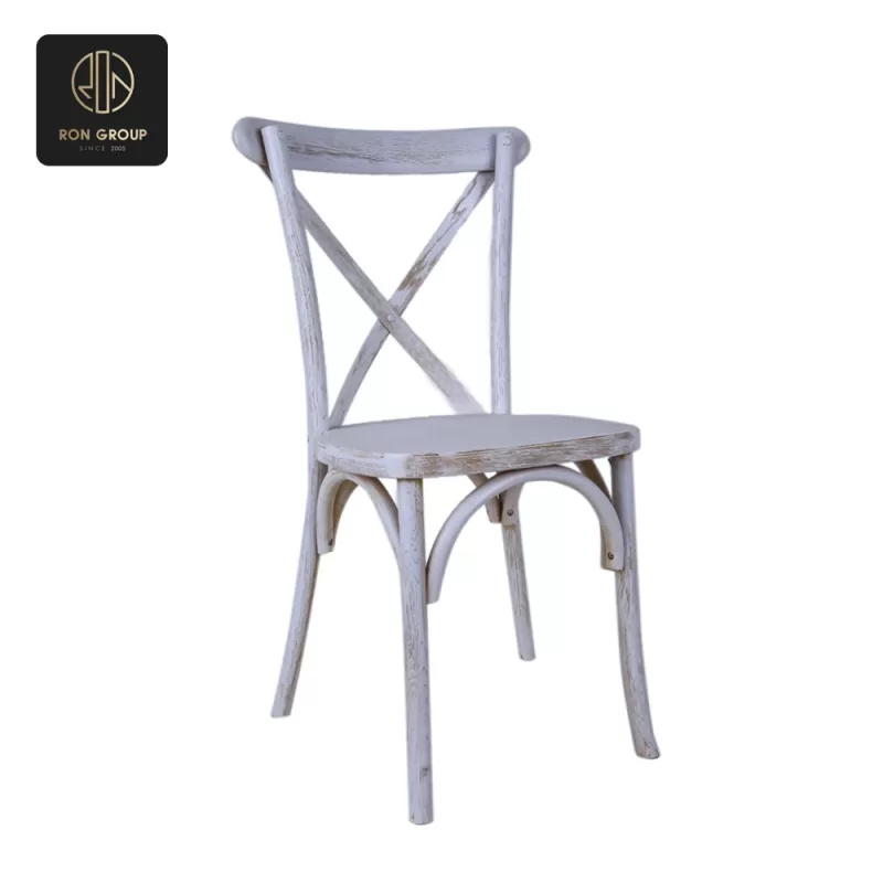 Wooden fork-backed chair B