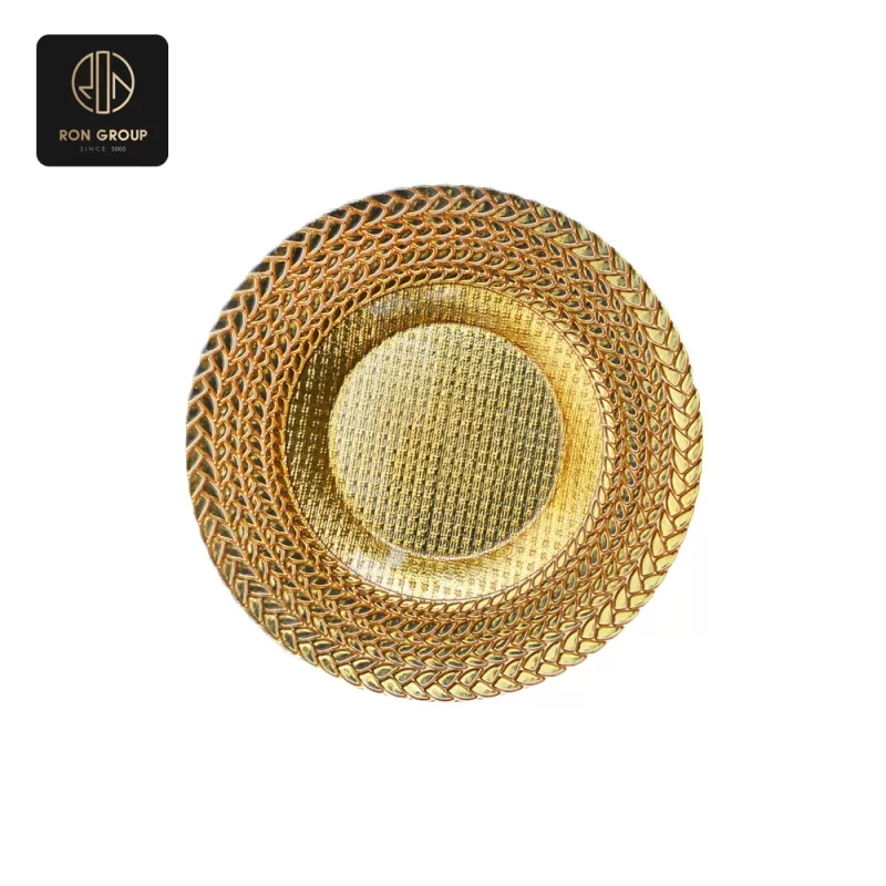 Luxury Glass Plate Series J