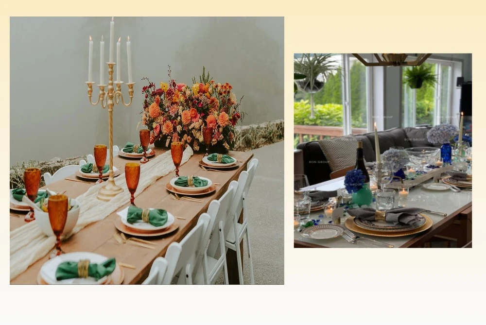 Blending luxury and freshness for tailored wedding dining experience by RON GROUP